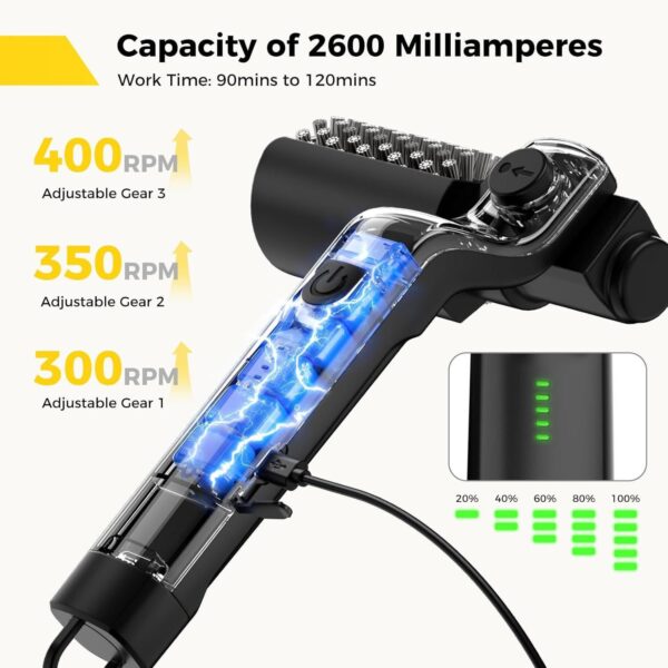 Electric BBQ Brush for Cleaning Grill